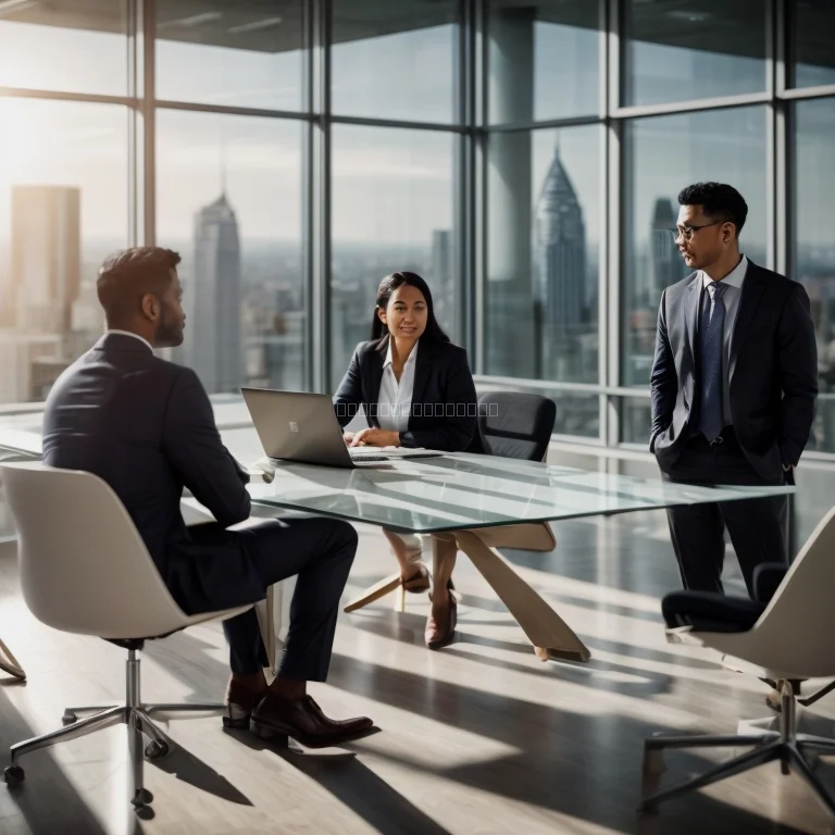 Executives in a coaching session at Four Seasons Hotel Doha